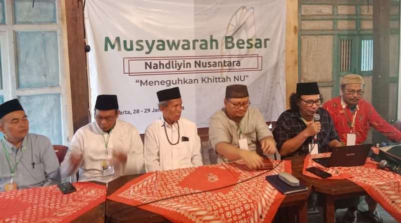 Gelar Musyawarah Besar, Nahdliyin Nusantara Sepakat Kembalikan Netralitas Nahdlatul Ulama (NU) Dalam Politik