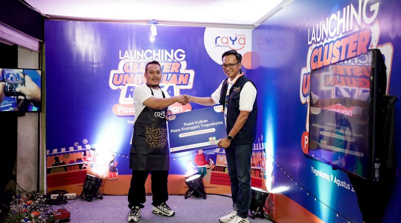 Dukung Akselerasi Hingga Pertumbuhan UMKM, Bank Raya Serahkan CSR Kepada Cluster Unggulan Pasar Kranggan Yogyakarta
